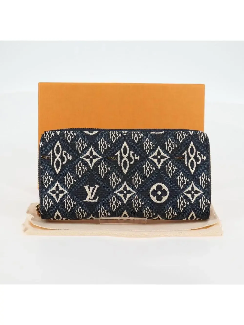 Louis Vuitton Jaguar Zippy Wallet Blue #344362L78B